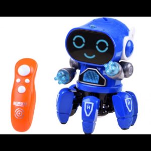0505 Tančící robot na dálkové ovládání Modrá