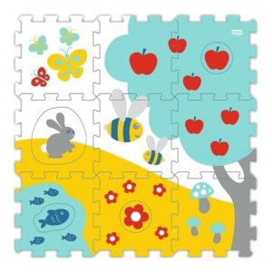 61261 Dětské pohádkové pěnové puzzle na zem - 9ks