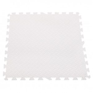 EVA Pěnové puzzle na zem 60x60 - 4ks Bílá