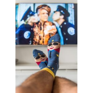 HESTY Veselé ponožky HESTY - Policisté 43-46