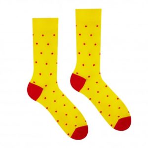 HESTY Veselé ponožky HESTY - Žlutý Gentleman 43-46