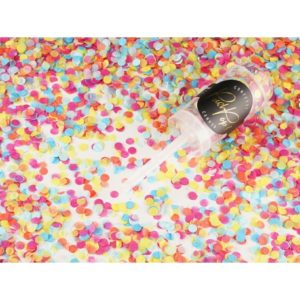 PPK2-000 Vystřelovací konfety - Push pop Barevné