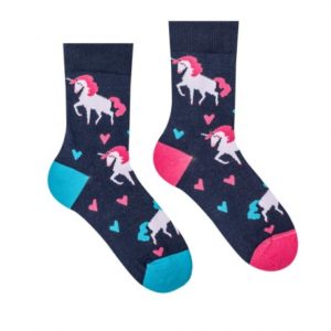 Veselé ponožky HESTY - Unicorn - Dětské 25-29