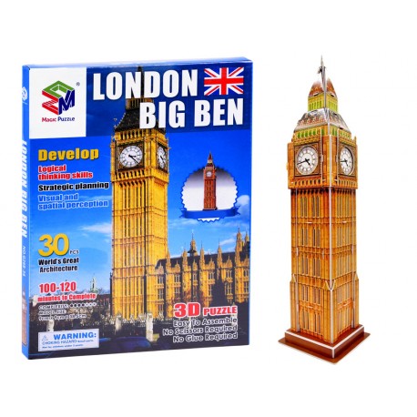 ZA3802 3D puzzle London Big Ben - 30ks