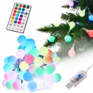 5721 LED vánoční osvětlení - 16 barev + dálkové ovládání