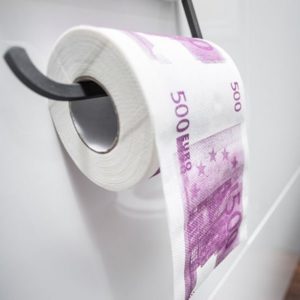 Toaletní papír XL - 500 eur
