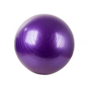 14173_F Gymnastický míč s pumpou 75 cm Fialová