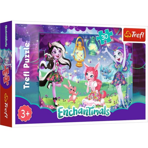 18236 TREFL Dětské Puzzle - Magický svět Enchantimals 30 ks