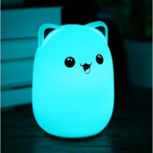 24083 Dětská LED noční lampička na baterky - Kotě