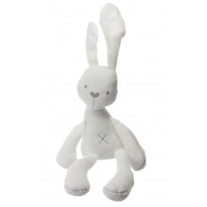9918 DR Plyšový králíček 37 cm - bílý