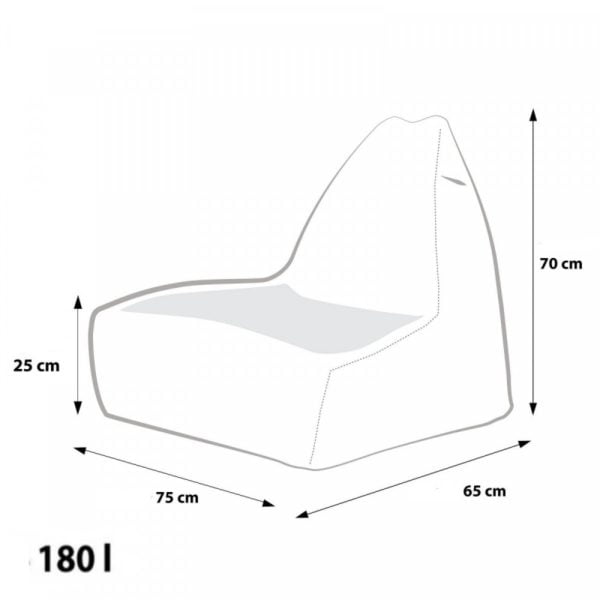 EF4018 Ecopuf Sedací vak Ecopuf - KEIKO S Modern polyester DG56/NC9