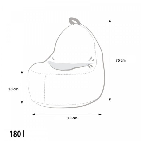 EF4019 Ecopuf Sedací vak Ecopuf - YOKO Modern polyester DG72/NC8