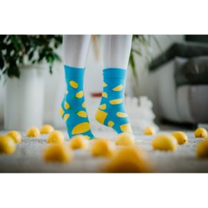 HESTY Veselé ponožky HESTY - Citron 43-46