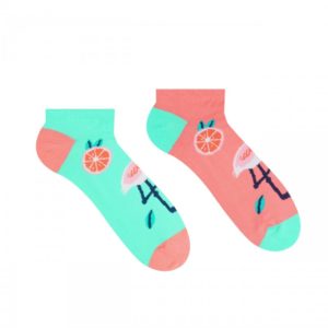 Veselé ponožky Hesty - Plameňák - kotníkové 43-46