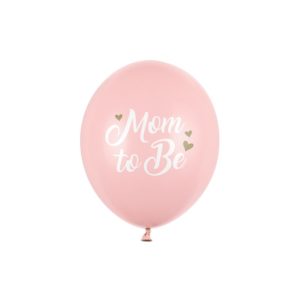 SB14P-311-081J-6 Party Deco Set balónků - "Mom to Be" - 30cm (6ks) Růžová