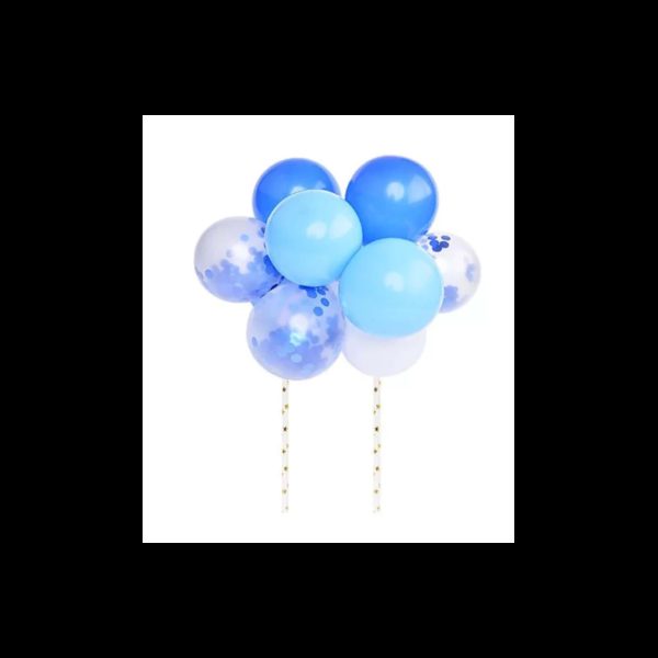 EBB00181P-M Dortové balónky - Topo De Bolo (10ks) Modrá