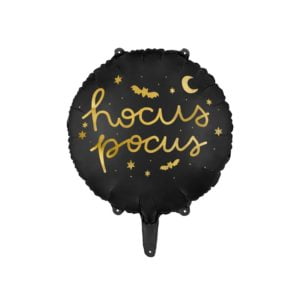 FB149 Party Deco Fóliový balónek - "Hocus-Pocus" 45 cm Černá