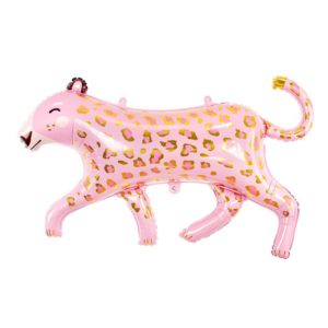 FB88 Party Deco Fóliový balón - Leopard - růžový