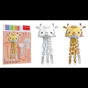 MCH-000103 Dětská 3D omalovánka - Zvířátka Žirafa