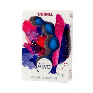 4-20095 Anální kolík - Alive - Triball 11cm Modrá