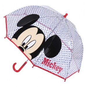 000617 Disney Průhledný dětský deštník Disney - Mickey Mouse