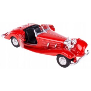 008751 Kovový model auta - Old Timer 1:34-1936 Mercedes-Benz 500K (Open Top) Červená