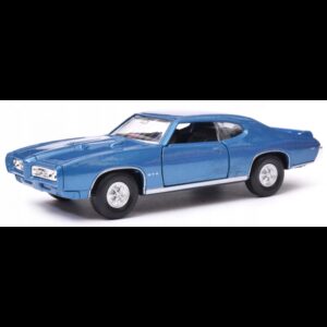 008805 Kovový model auta - Nex 1:34 - 1969 Pontiac GTO Modrá