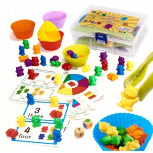 6260 DR Montessori hra - Spočítej medvídky - 44 dílů