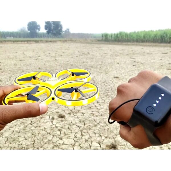 RC0573 ZO DR Dron ovládání gesty Žlutá