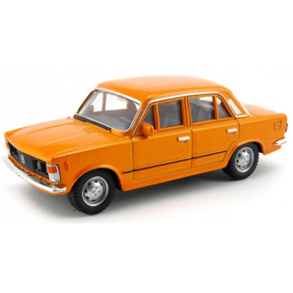 008843 Kovový model auta - Nex 1:34 - Fiat 125P Oranžová