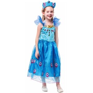 113198 Dětský kostým - Pávie princezna (6-8 let)