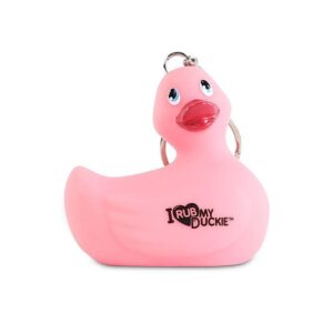 16-28997 Nemravná kľúčenka - Kačička - "I Rub My Duckie" Růžová