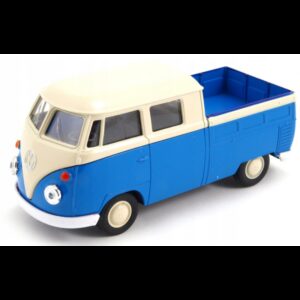 008805 Kovový model auta - Nex 1:34 - Volkswagen T1 Double Cabin Pick Up Modrá