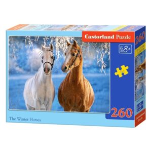 4799 Puzzle Castorland - Winter Horses 260 dílků
