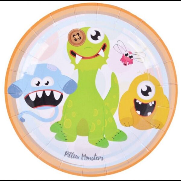 DC5310 DR Papírové talíře - Monsters 18cm
