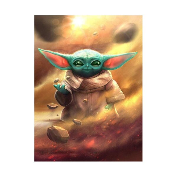 784650 NORIMPEX 5D Diamantová mozaika - Yoda