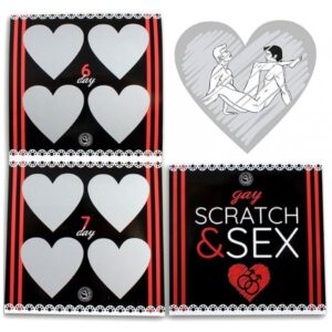 37-6230 Seškrabovací obrázky s polohami - Scratch & Sex - Gay