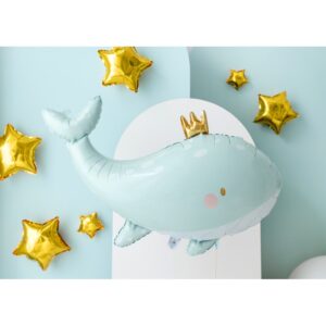 FB185 Party Deco Fóliový balón - Modrá velrybka