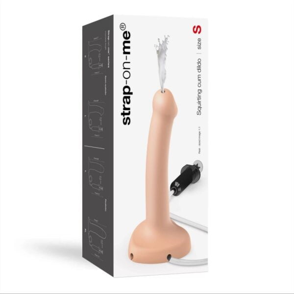 80-6017258 Dildo s funkcí ejakulace - Cum Cum - velikost S Béžová