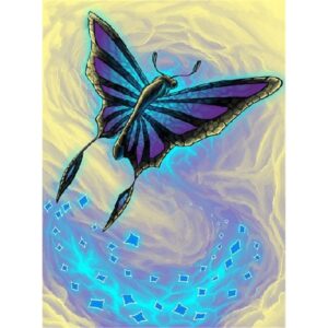 785374 NORIMPEX 5D Diamantová mozaika - Blue Butterfly
