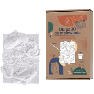 4179 3D sádrový DIY obraz s příslušenstvím - Lotosové jezírko