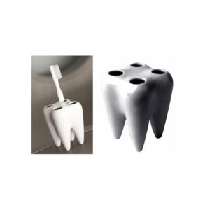041280 DR Držák na zubní kartáčky ve tvaru zubu