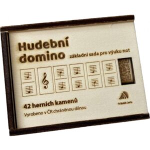 Dřevěná hudební hra - Domino