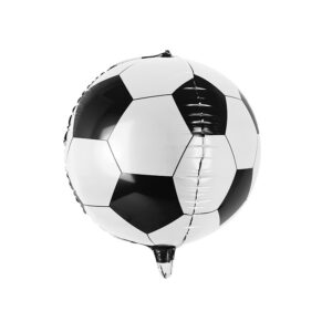 FB19 Party Deco Fóliový balón - Fotbalový míč - černo-bílý