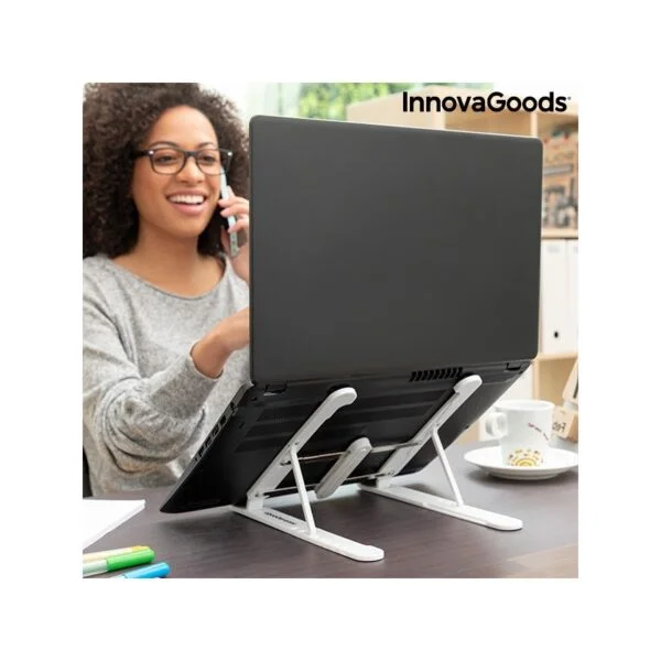 V0103270 InnovaGoods Skládací a nastavitelný stojan na notebook Flappot InnovaGoods