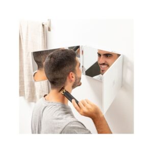 V0103693 InnovaGoods Kosmetické zrcadlo 360º s LED světlem Selfkut InnovaGoods