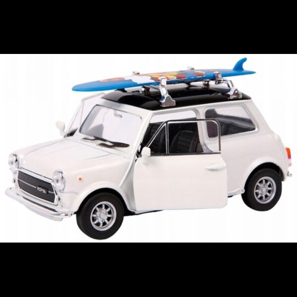 008805 Kovový model auta - Nex 1:34 - Mini Cooper 1300 (surf) Bílá