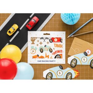 TAT16 Party Deco Mini sada - Car racing party - 11ks