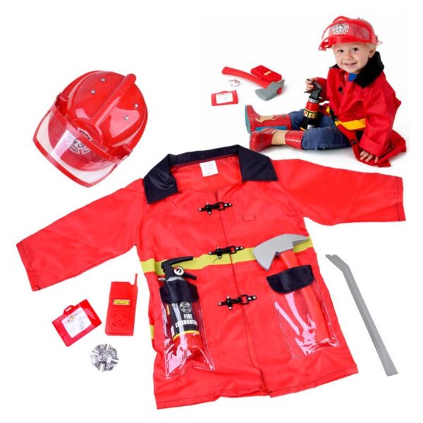 ZA0214 DR Dětský kostým statečný hasič