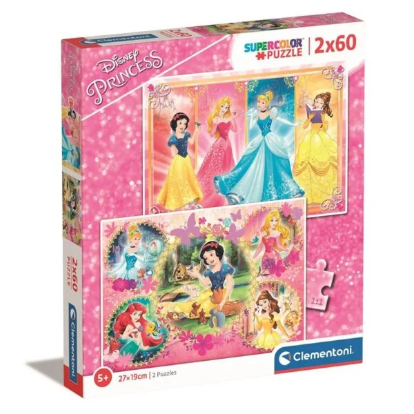 071333 Dětské puzzle - Disney Princess II. - Sada 2x60ks